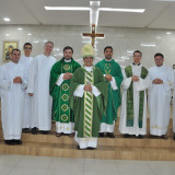 Paróquia Santa Cruz | Posse do novo pároco, Pe. Lucas Rusicki e apresentação do vigário paroquial, Pe. Alfredo Rafael