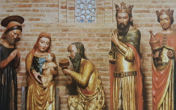 Adoração dos Reis Magos no presépio mais antigo do mundo