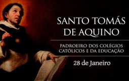 Hoje é celebrado santo Tomás de Aquino, o 