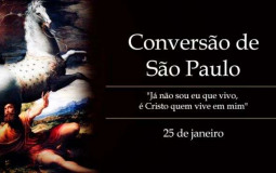 Hoje a Igreja celebra a conversão de são Paulo