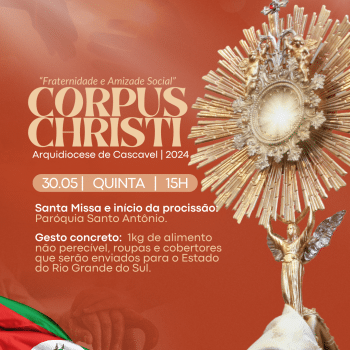 Corpus Christi 2024: após quase 10 anos, tapetes voltam a ser realizados ao longo da Avenida Brasil 