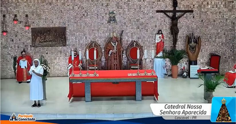Homilia da Missa do Domingo de Ramos com Dom Mauro - Catedral 05/04/2020 às 10h