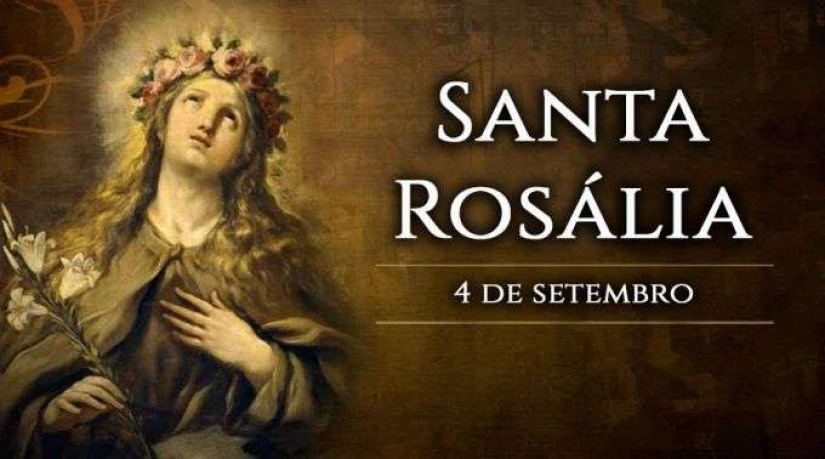 Hoje é celebrada Santa Rosália, virgem e eremita
