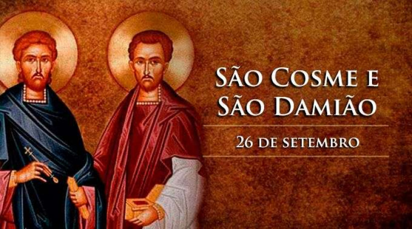 Hoje celebra-se São Cosme e São Damião, gêmeos mártires e padroeiros dos médicos