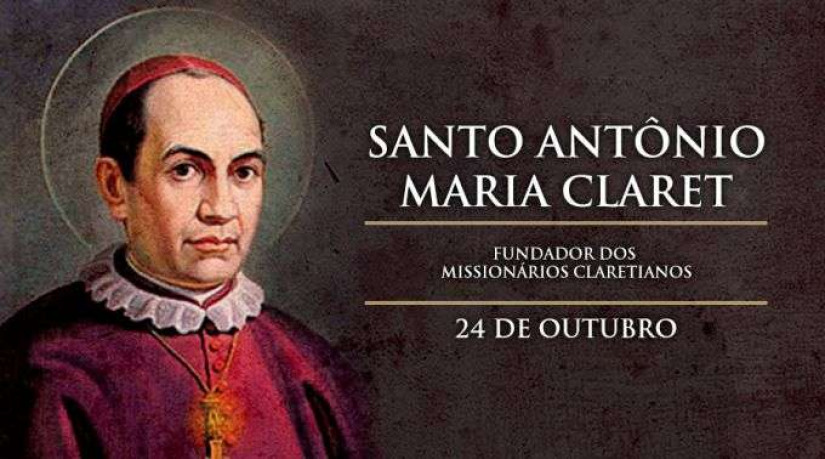 Hoje é celebrado Santo Antônio Maria Claret, fundador dos Missionários Claretianos