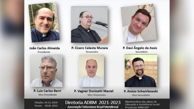 Dehonianos: eleita a nova diretoria da ADBM