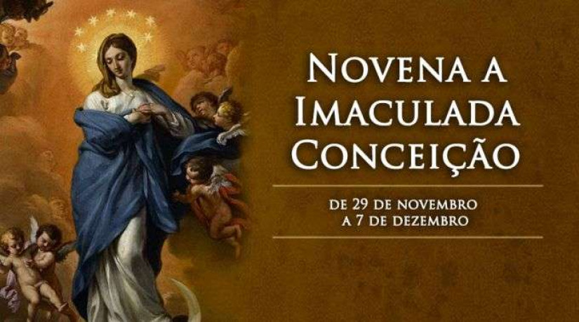 Hoje começa a novena a Imaculada Conceição