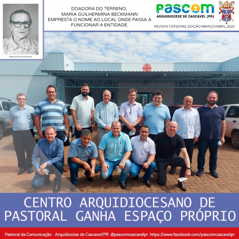Centro Pastoral Recebe Nome de Benfeitora da Arquidiocese.