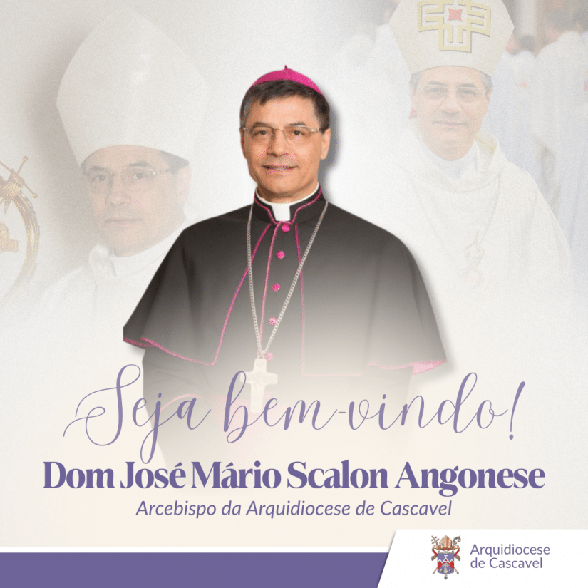 Papa Francisco nomeia dom José Mário Scalon Angonese como arcebispo de Cascavel (PR)
